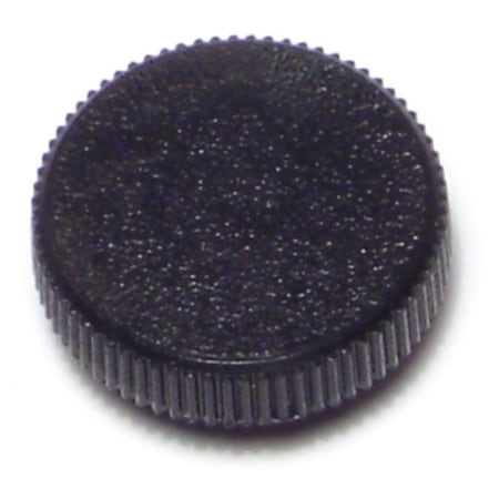 Midwest Fastener 1/4" Black Plastic Round Thumb Screw Knobs 5PK 70905